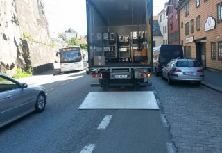 Parkering i sykkelfelt