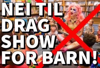 Nei til drag show for barn!