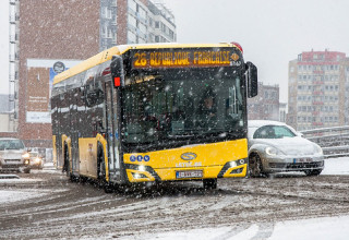 Buss-stopp ved Rennaren Gård