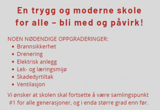 Gi Sunde skole den oppgraderingen barna fortjener – og skap et samlingspunkt for hele bydelen!