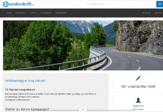 Innbyggerforslag nei til søppelanlegg gevingåsen.